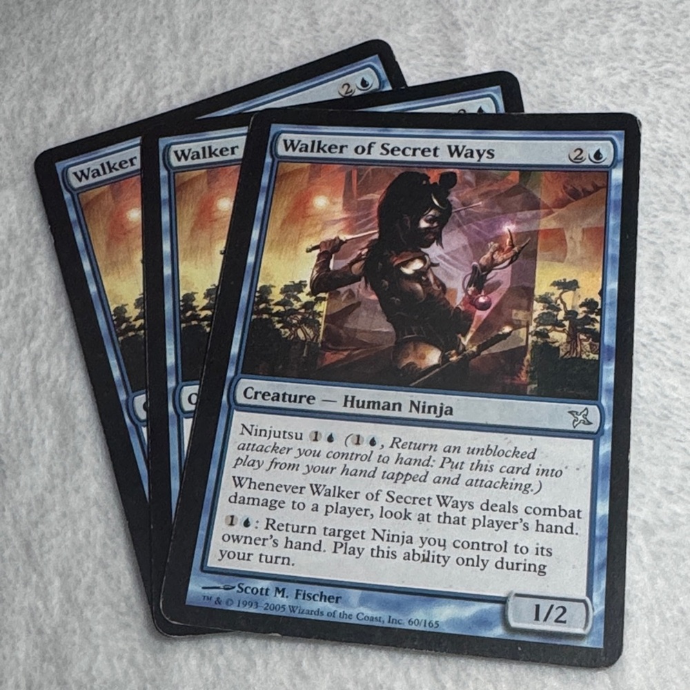 MTG Magic the Gathering Walker of Secret Ways x3